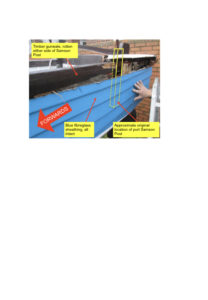 Hull damage of timber workboat